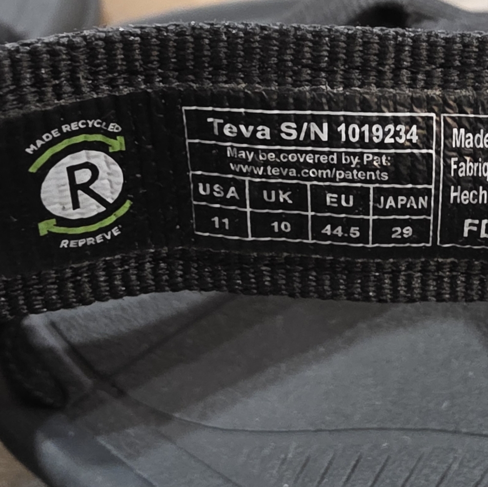 Teva Hurricane XLT2 Sandal, Men's Size 11 - Picture 8 of 9